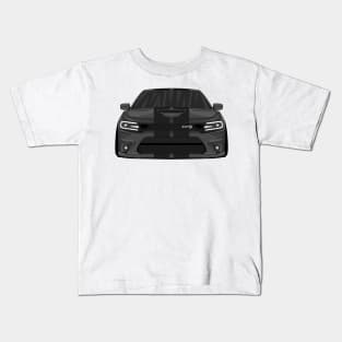 DODGE CHARGER DARK-GREY Kids T-Shirt